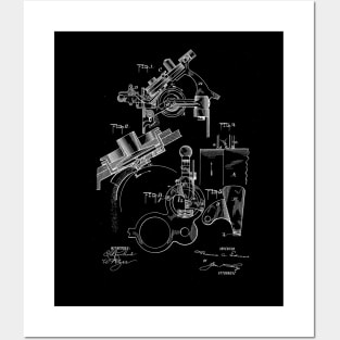 Phonograph Vintage Patent Drawing Posters and Art